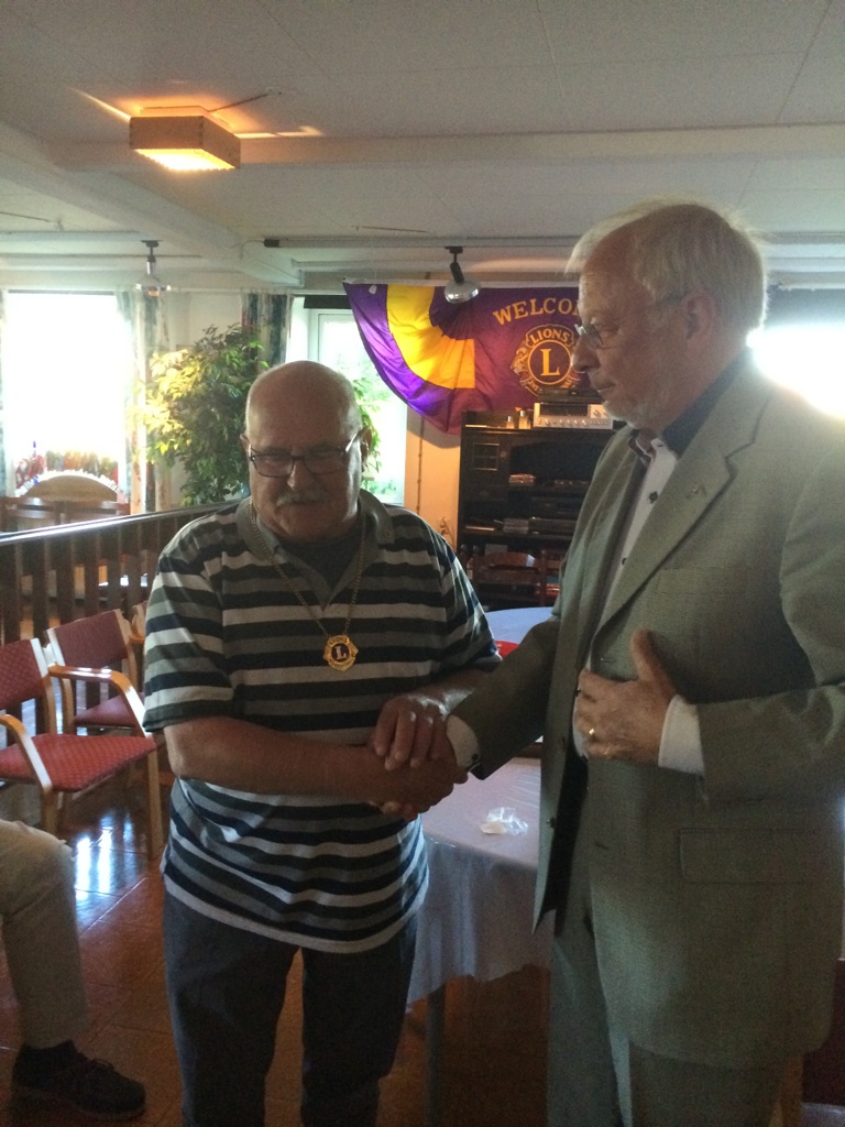 LIONS CLUB STAFFANSTORPS FÅR NY PRESIDENT