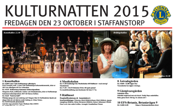 Program: Kulturnatten 2015