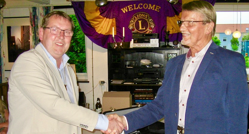 Presidentbyte i Lions Club Staffanstorp 