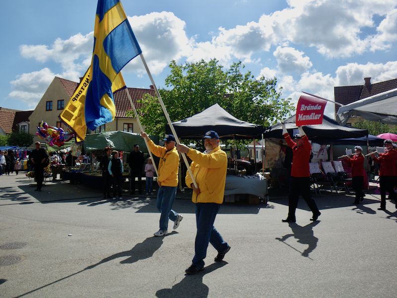 Försäljare på  Bonnamarknaden 2018